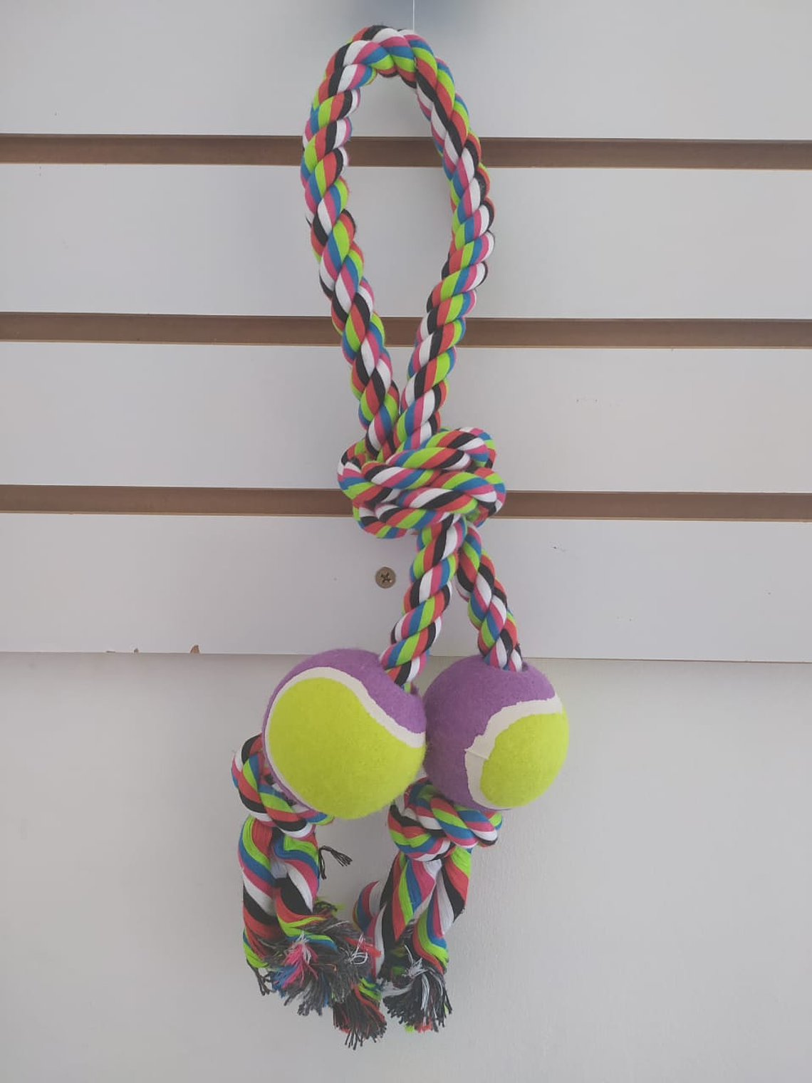 Juguete con cuerda de algodón y dos pelotas de fieltro SG-0077 1