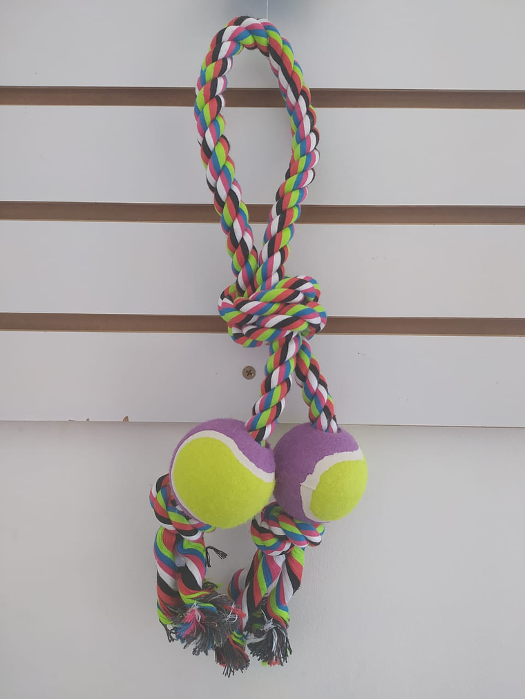 Juguete con cuerda de algodón y dos pelotas de fieltro SG-0077 1