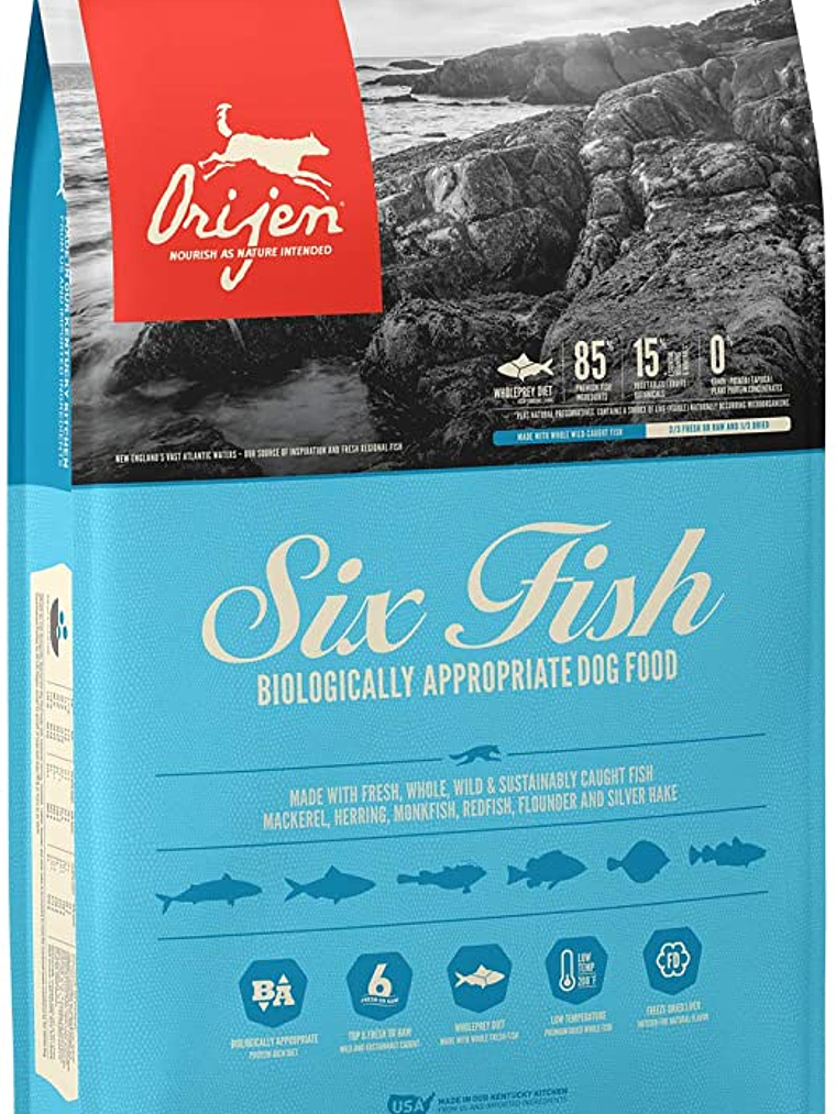 Orijen Six Fish 11,35kg Perro 1