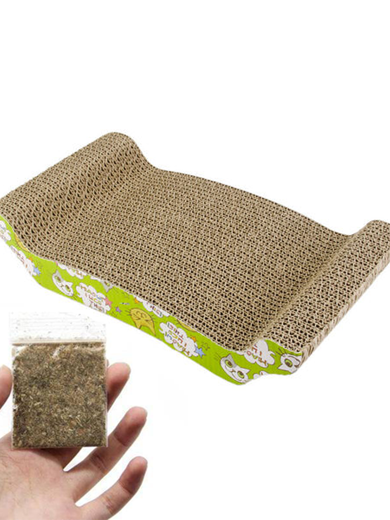 Rascador curvo con diseños 1