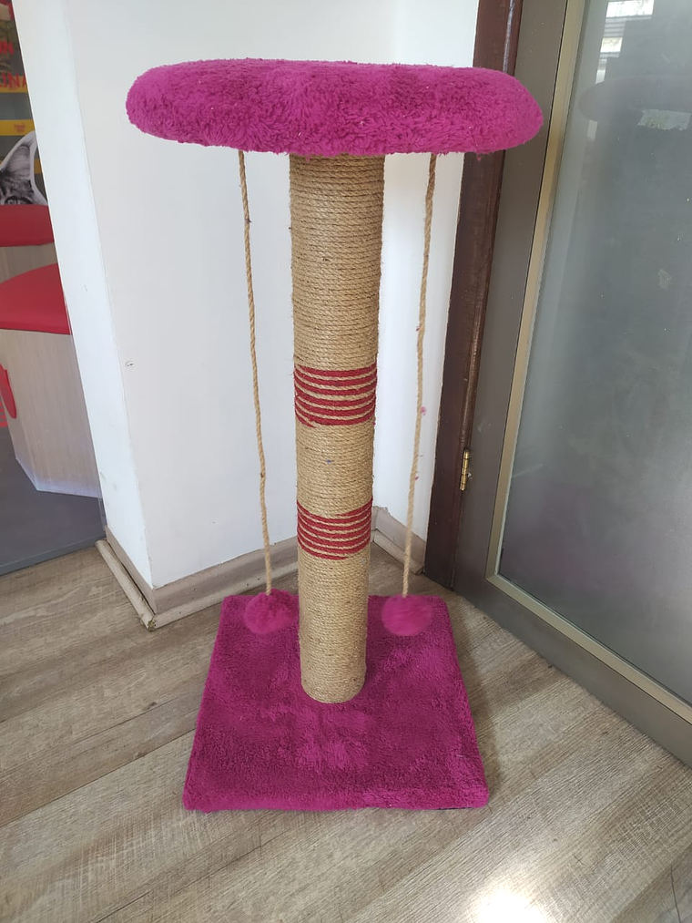 Rascador Producción Nacional Poste Grande Con Desanso  1