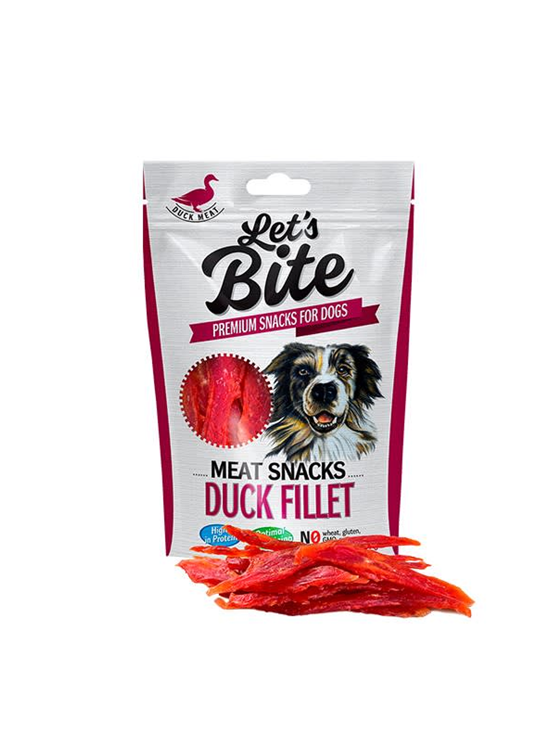 Let's Bite Meat Snack Duck Fillet 80gr 1