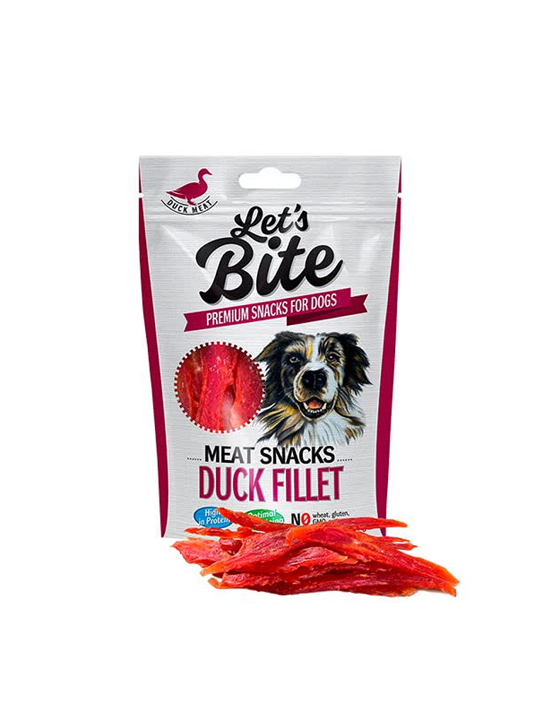 Let's Bite Meat Snack Duck Fillet 80gr 1