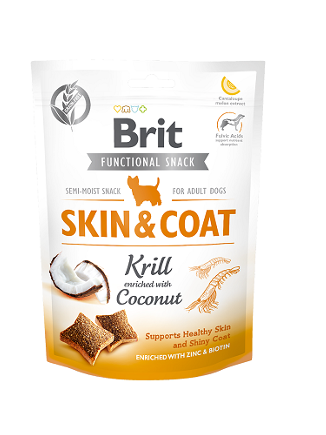 Brit functional snack skin & coat 150gr 1