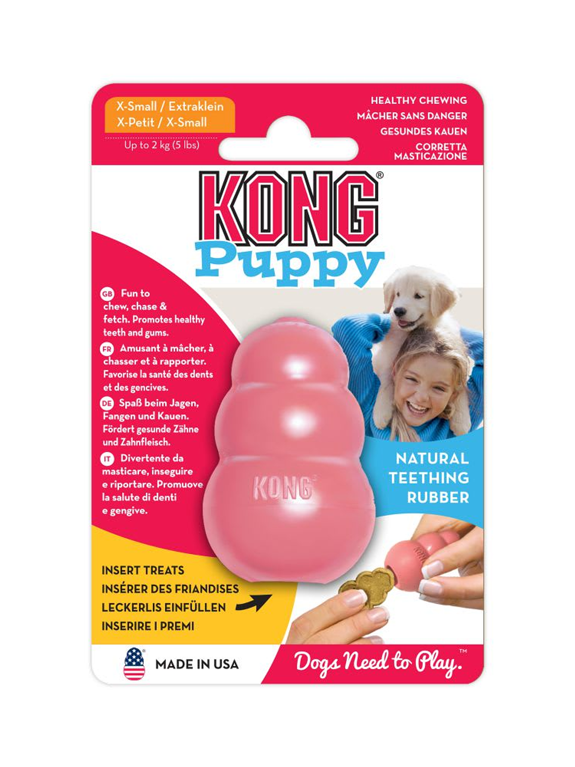 Kong Classic Puppy Pequeño 1