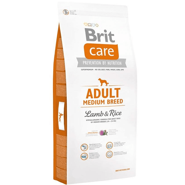 Brit Care ADULT MEDIUM BREED Lamb & Rice 12kg