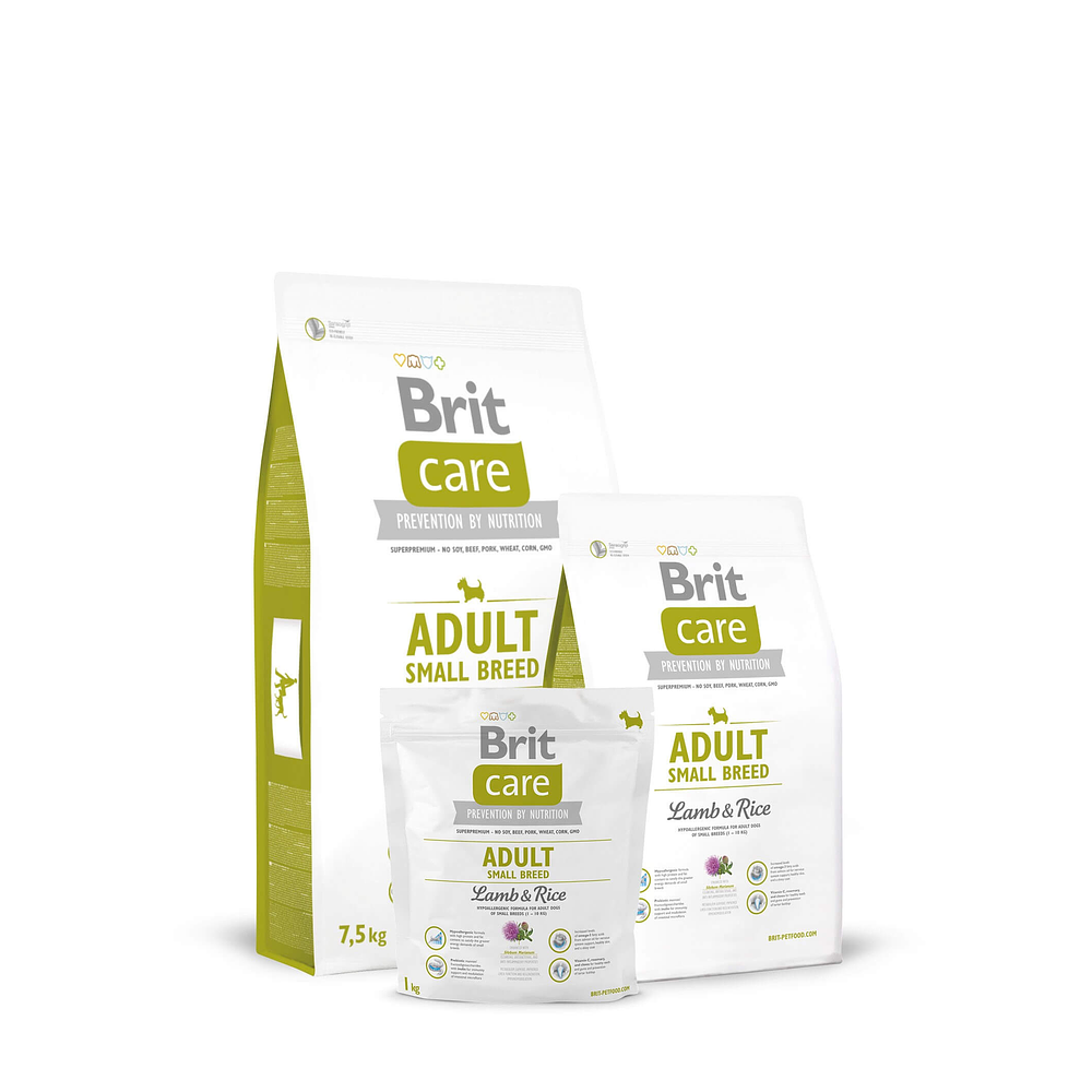 Brit Care ADULT SMALL BREED Lamb & Rice 3kg