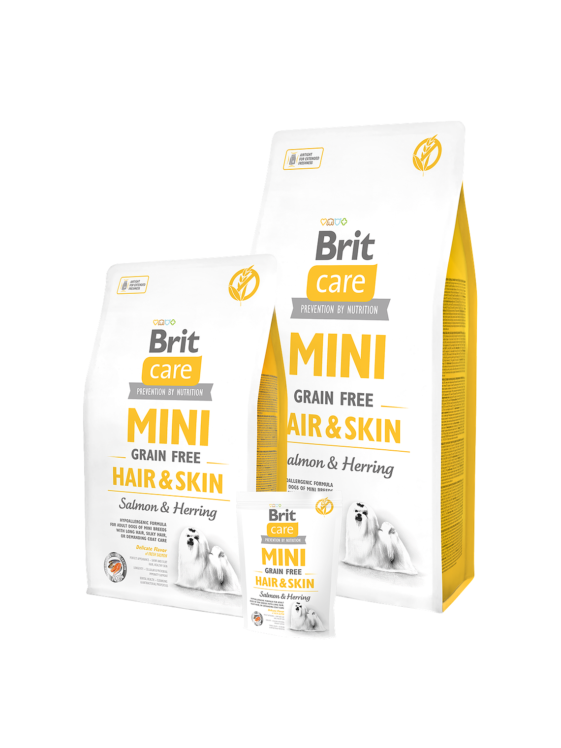 Brit Care mini hair & skin Salmon & Herring 2