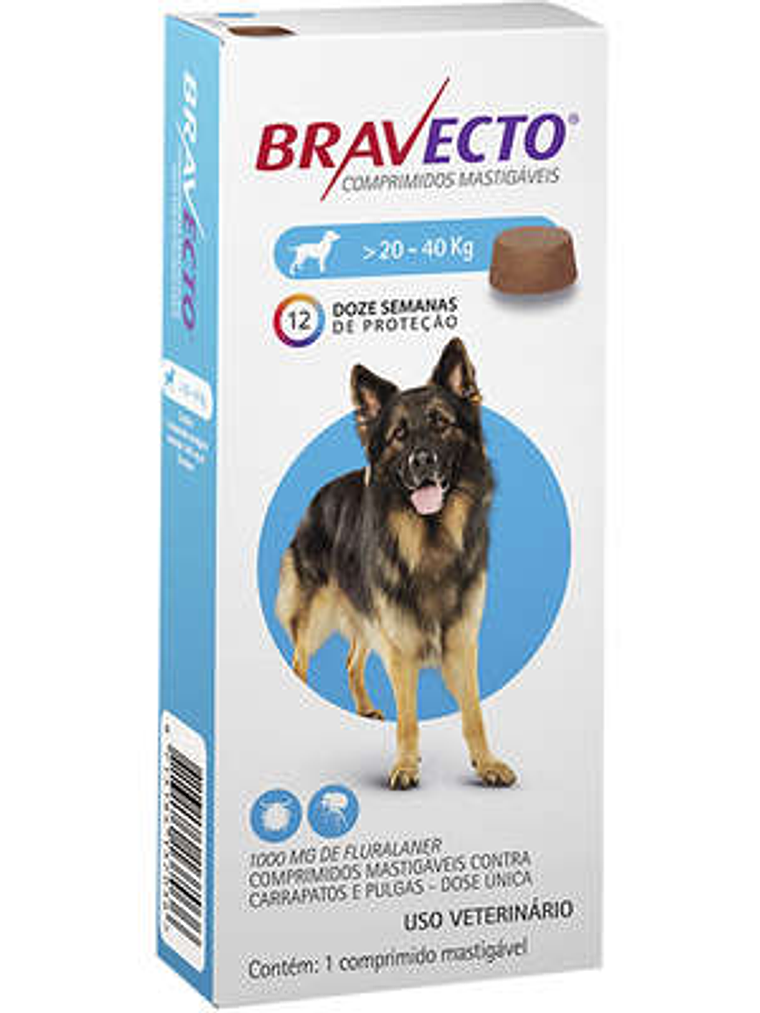 Bravecto (20kg - 40 kg) 1
