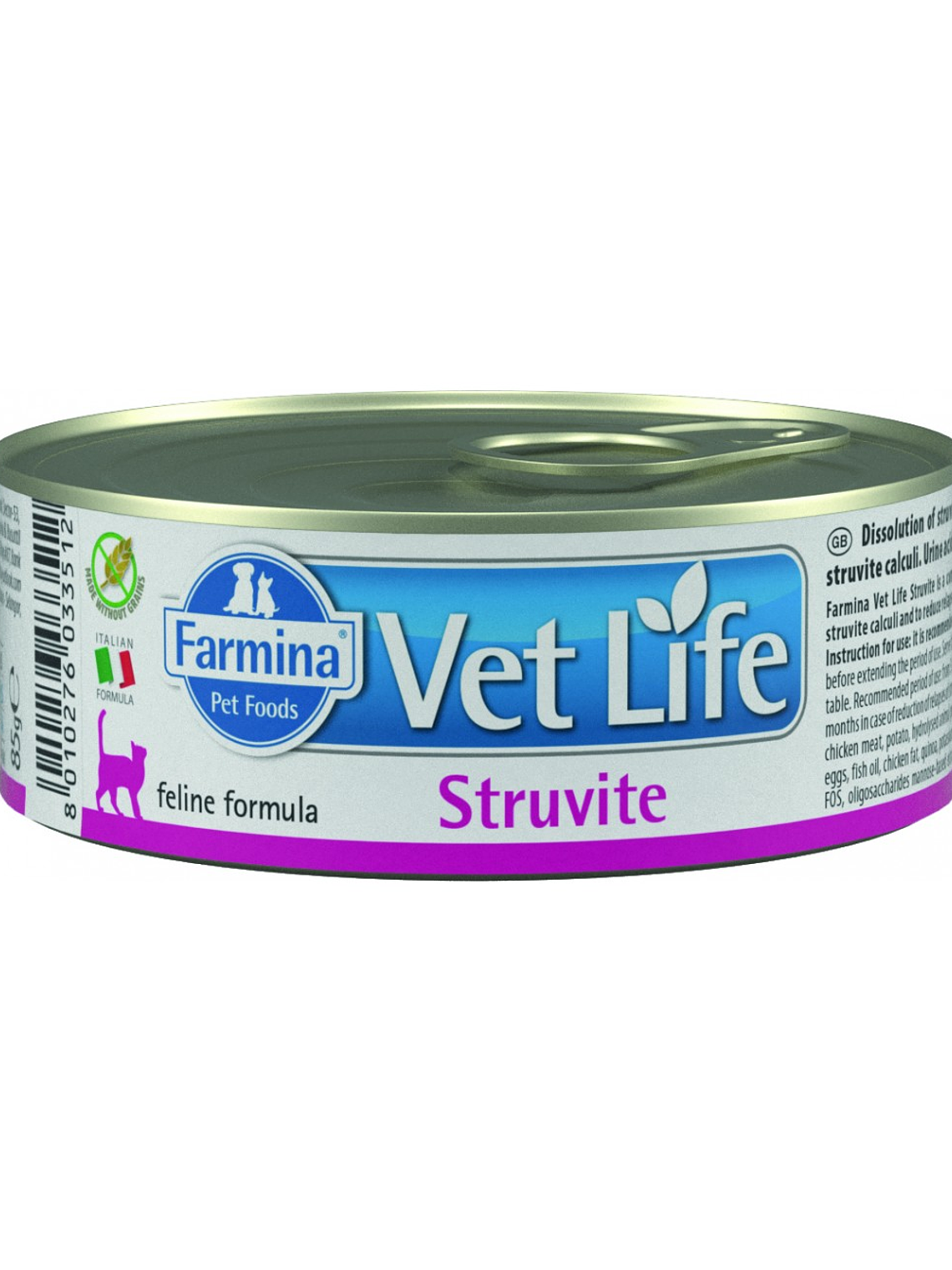 Vet Life Urinary Struvite Gato 85gr 1