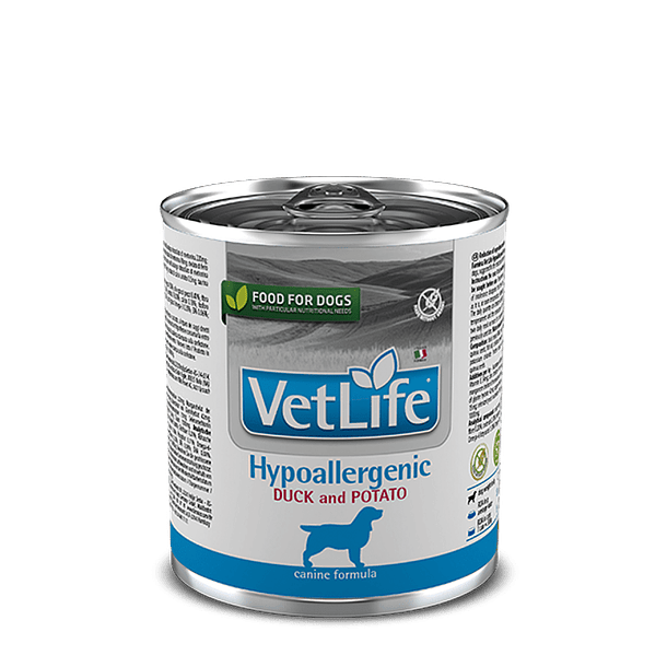 Vet Life Hypoallergenic Perro 300gr (Pato)