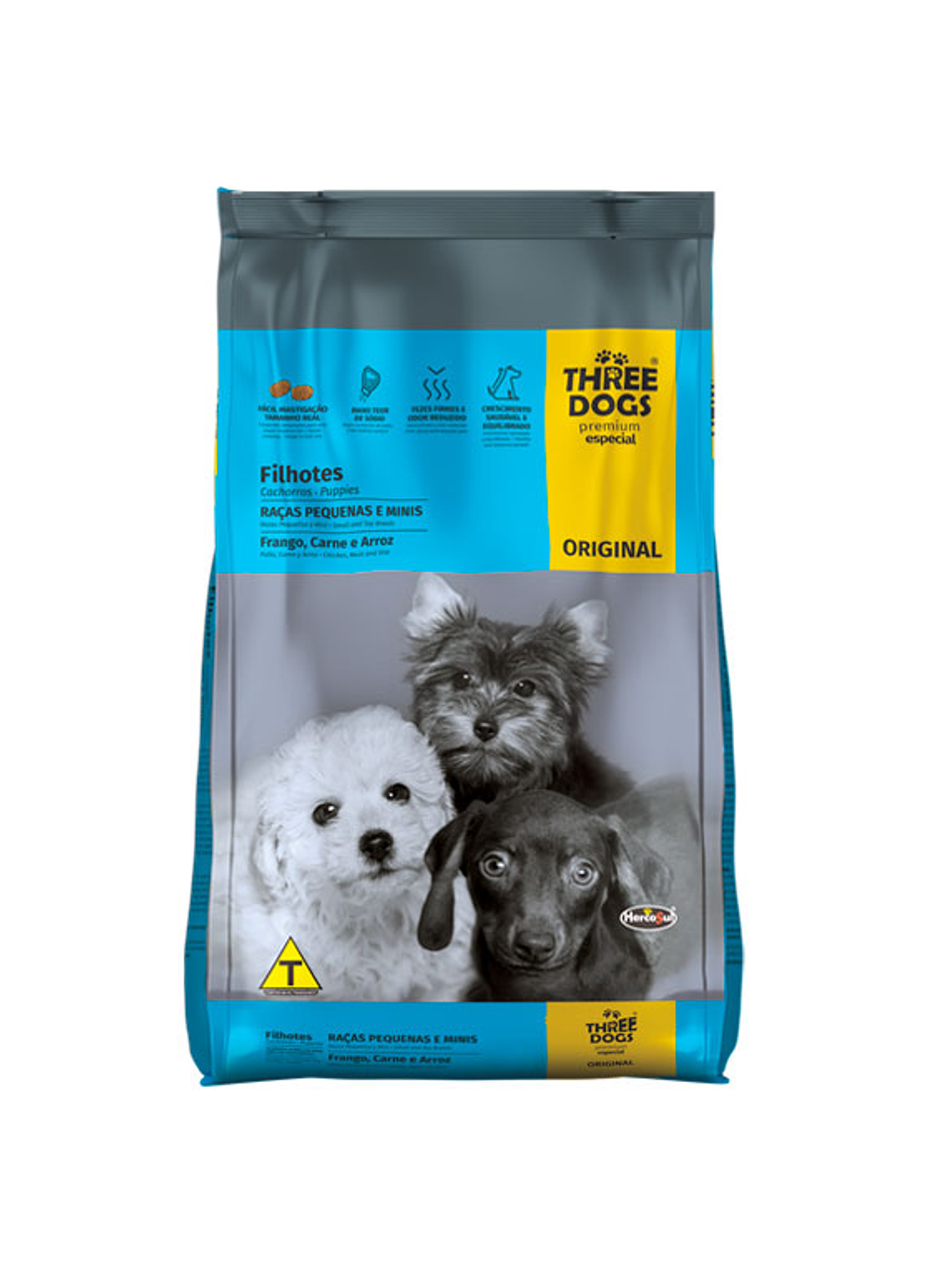 Three Dogs Cachorros Razas Pequeñas y Mini 10,1kg 1