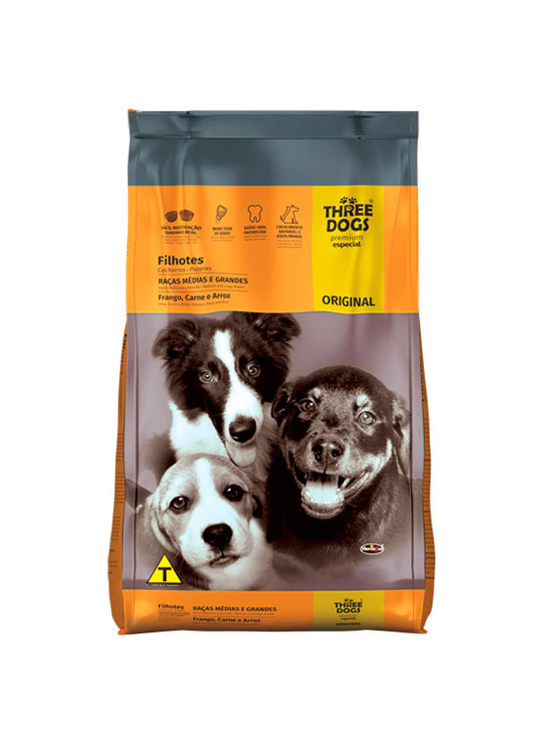 Three Dogs Cachorros Razas Medianas y Grandes 10,1kg 1
