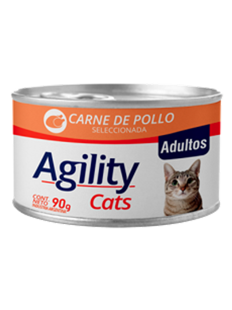 LATA AGILITY POLLO 90GR GATO 1