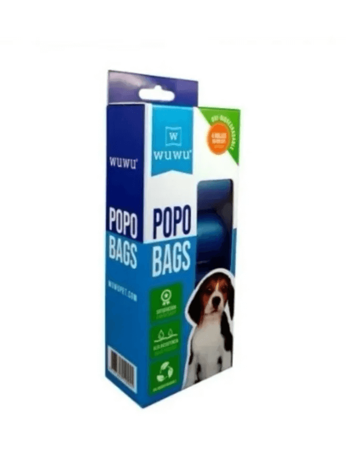 WUWU Popo Bags 4 Rollos 80 Bolsas  1