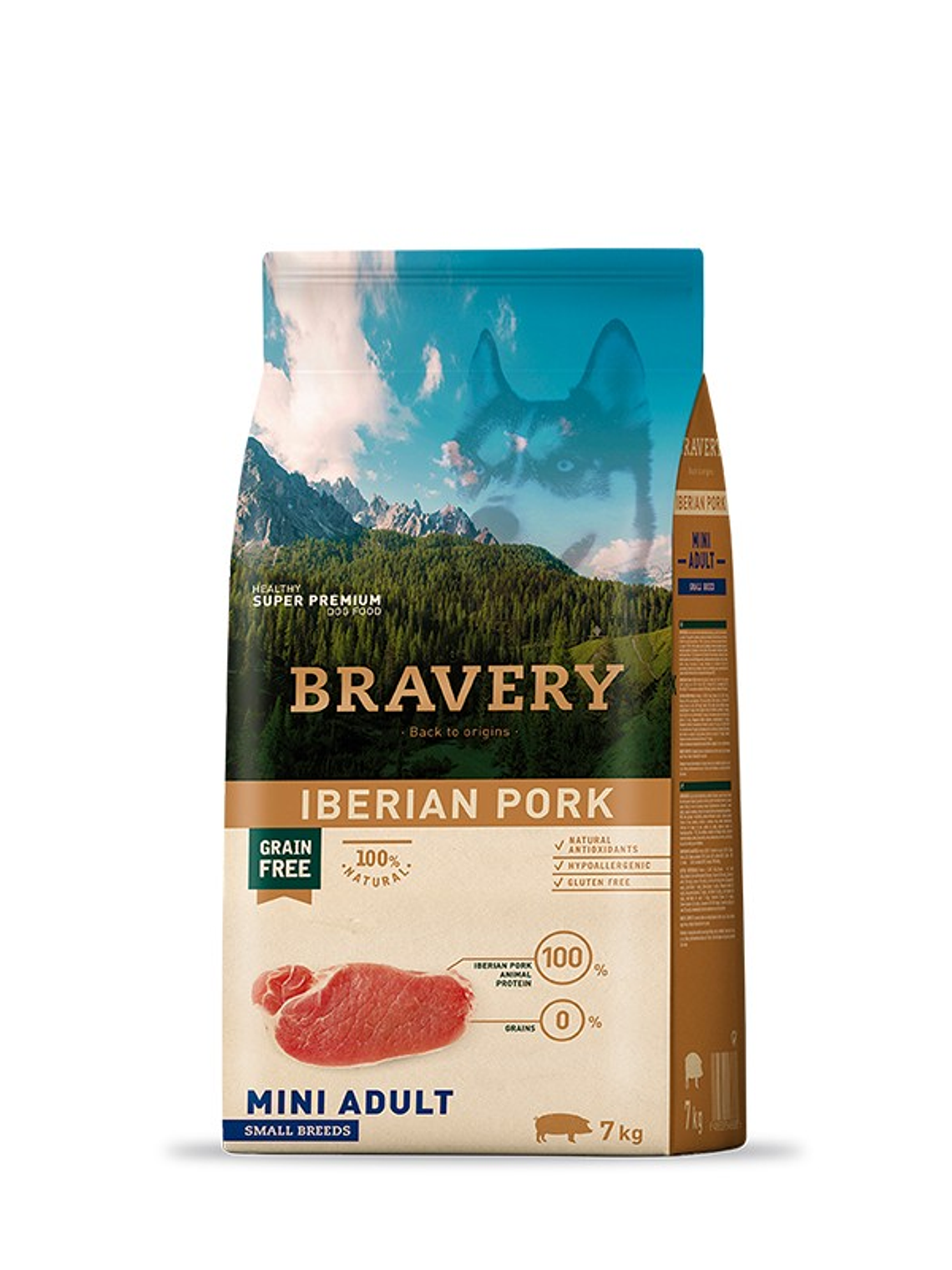BRAVERY IBERIAN PORK MINI ADULT SMALL BREEDS 2KG 1