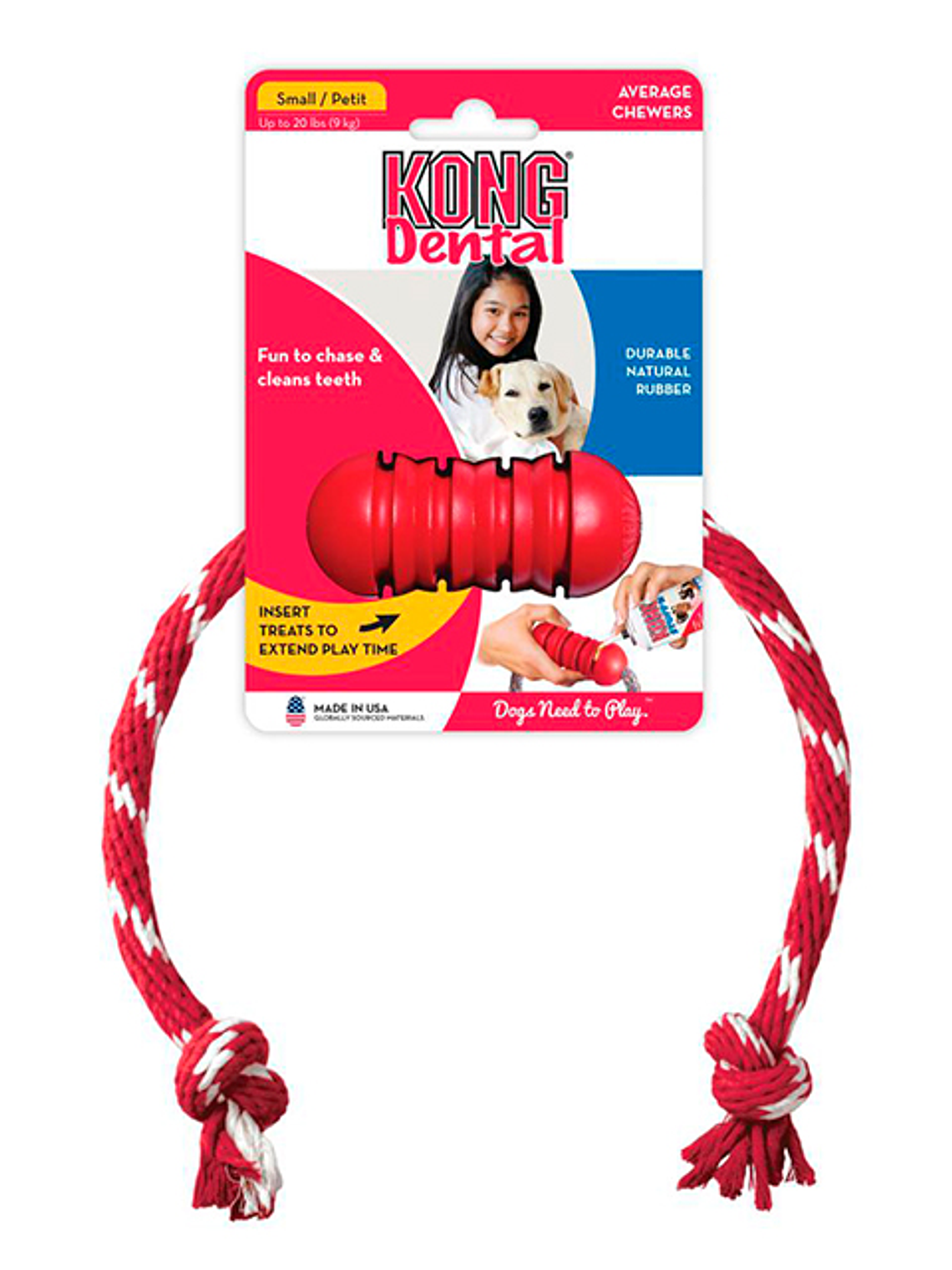 Kong Dental S With Rope 1