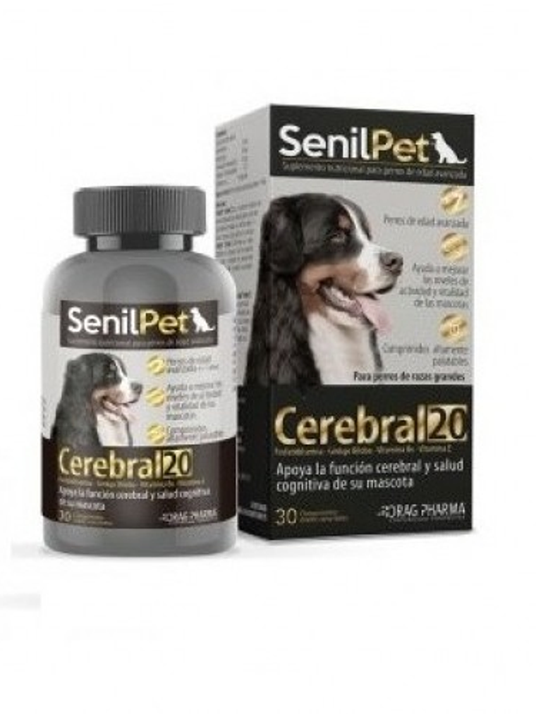SenilPet Cerebral 20 Raza Grande  1