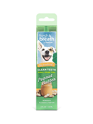 Fresh Breath Gel Dental Para Perro (Mantequilla de Maní) 59ml