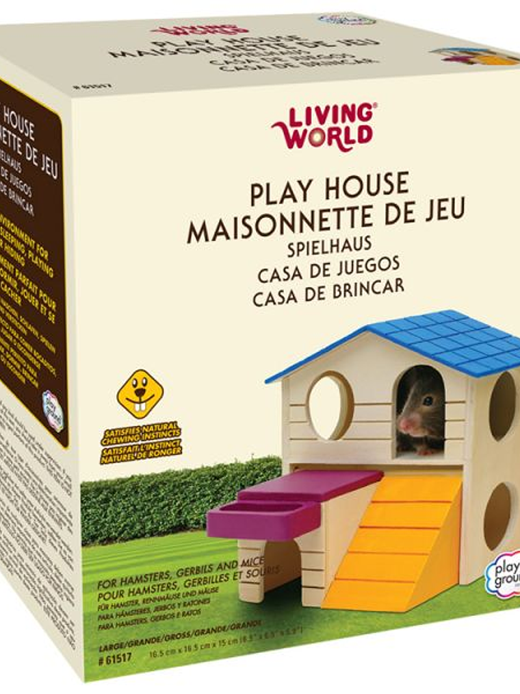 Living World Play House Large (Casa Hamster) 1