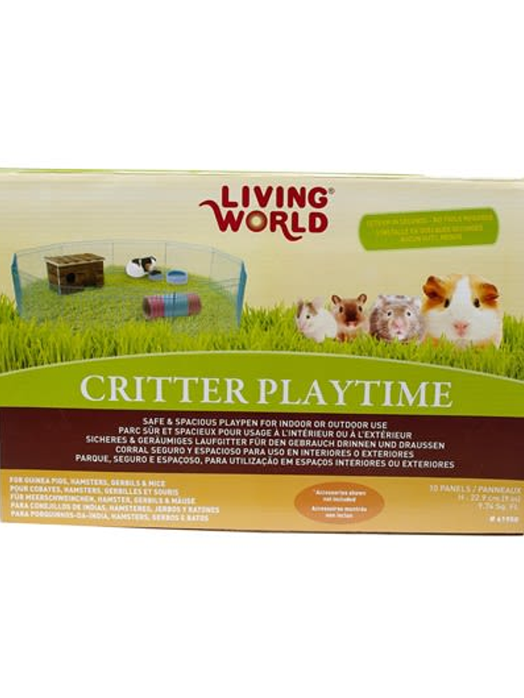 Living World Corral Critter Playtime Cerco Portatil 1