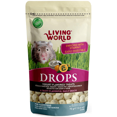 Drops Yogurt Living World (Hamster) 75gr