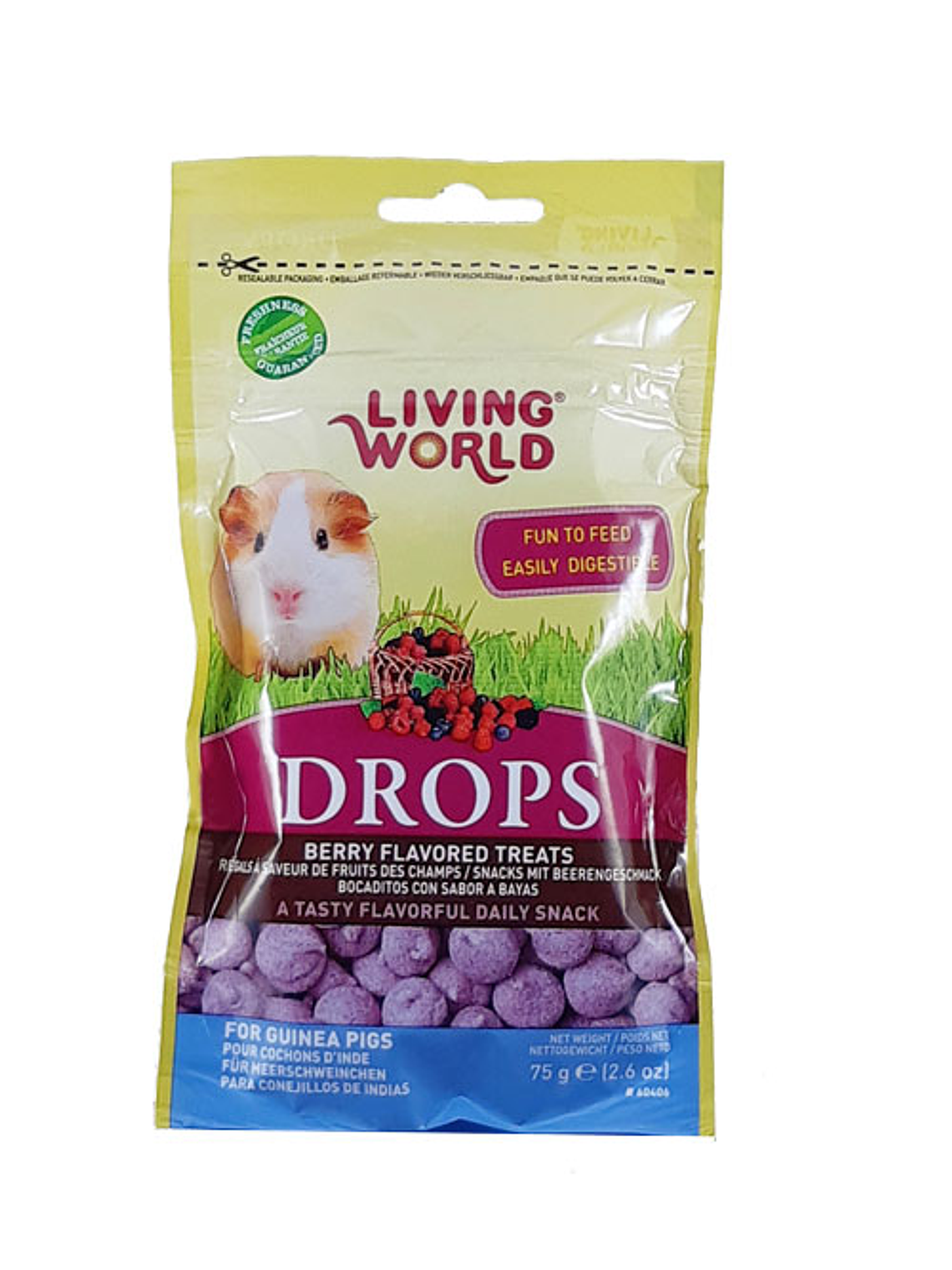 Drops Berry Living World (Guinea Pig) 75gr 1
