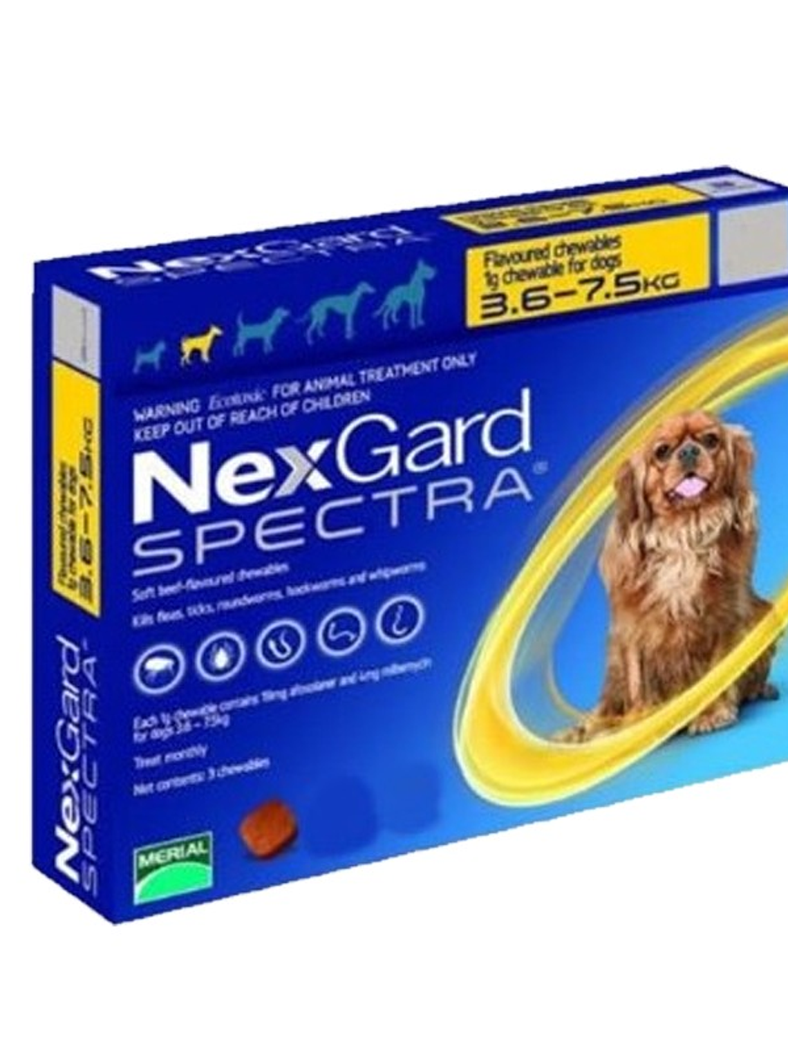 NexGard Spectra (3,6 - 7,5kg) 1