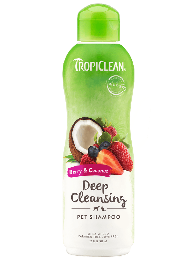 Shampoo Tropiclean Deep Cleansing Berry & Coco  592ML 1