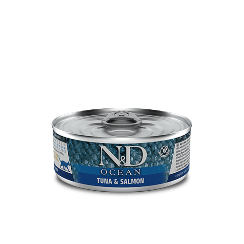 Lata N&D Cat Ocean Tuna Salmon 80Gr