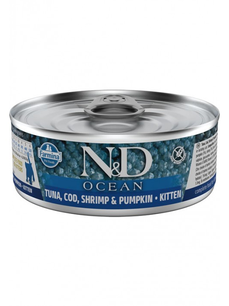 N&D Cat Ocean Tuna Pumpkin Kitten 80Gr 1