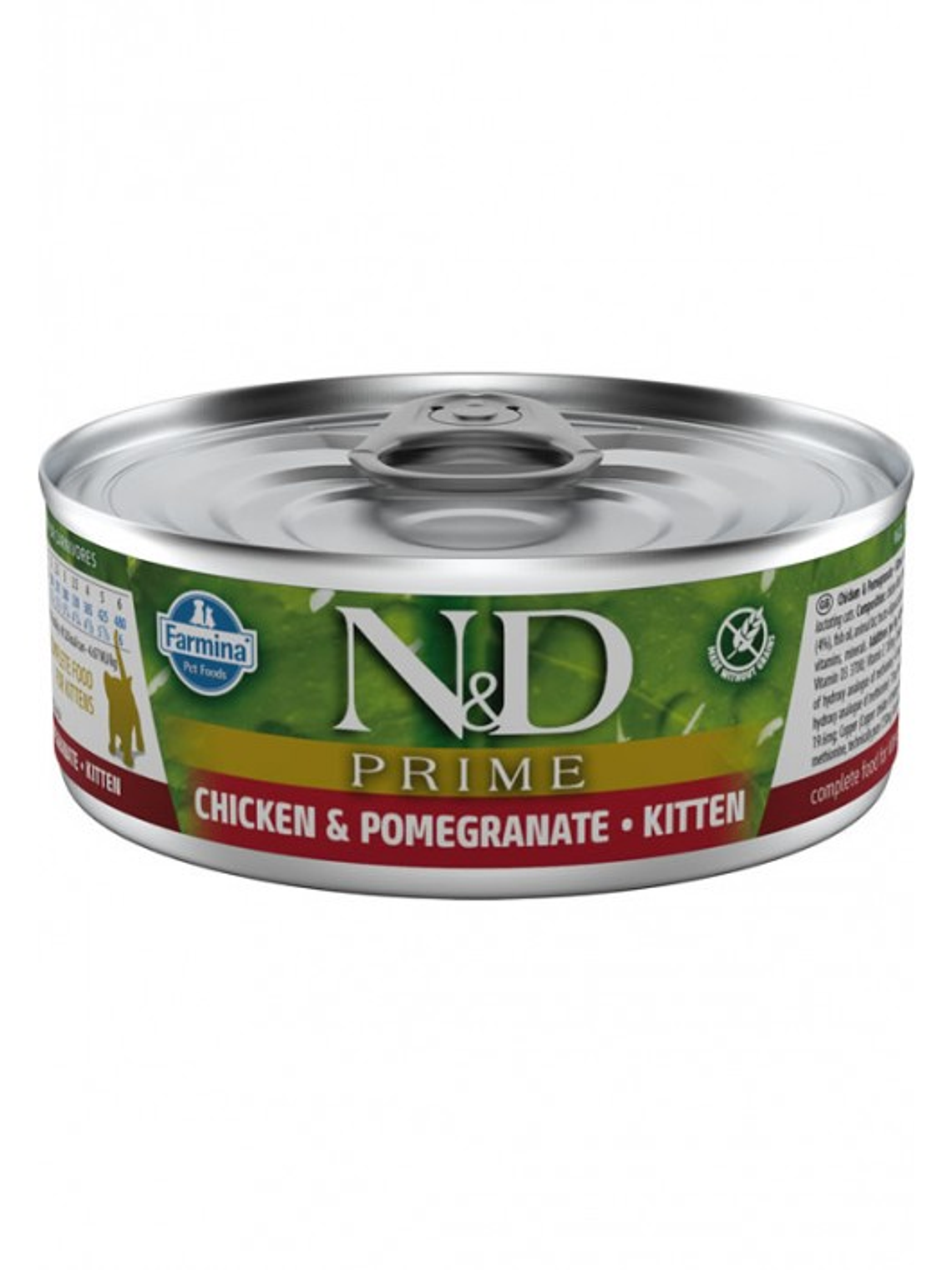 Lata N&D Cat Prime Chicken Kitten 80Gr 1