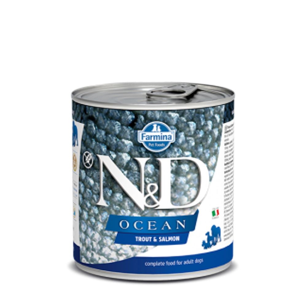 Lata N&D Dog Ocean Trout and Salmon 285Gr