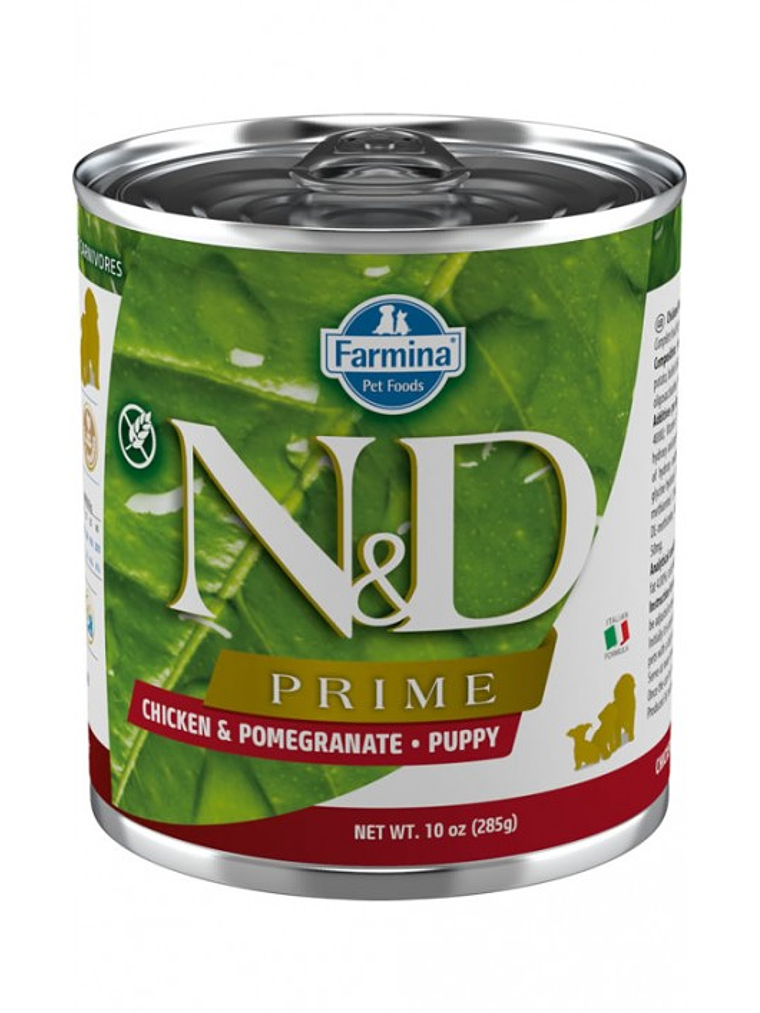 Lata N&D Dog Prime Chicken Puppy 285Gr 1
