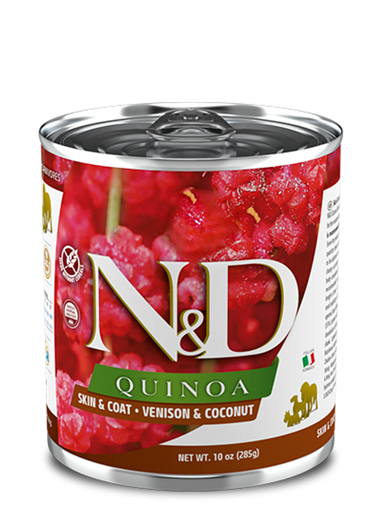 Lata N&D Dog Quinoa Venison and Coconut 285Gr 1