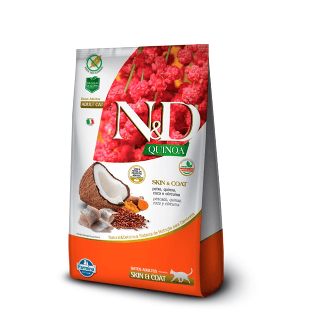 N&D Quinoa Gato Skin & Coat 1,5kg