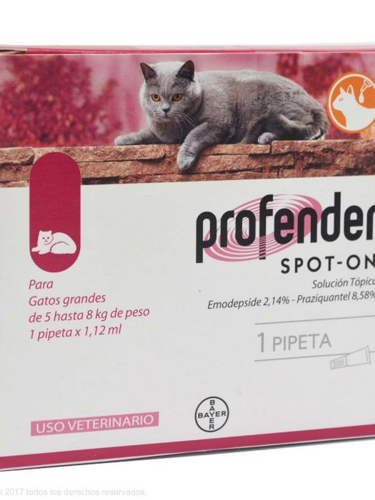 Profender Spot on Pipeta para Gato (5 - 8kg)   1