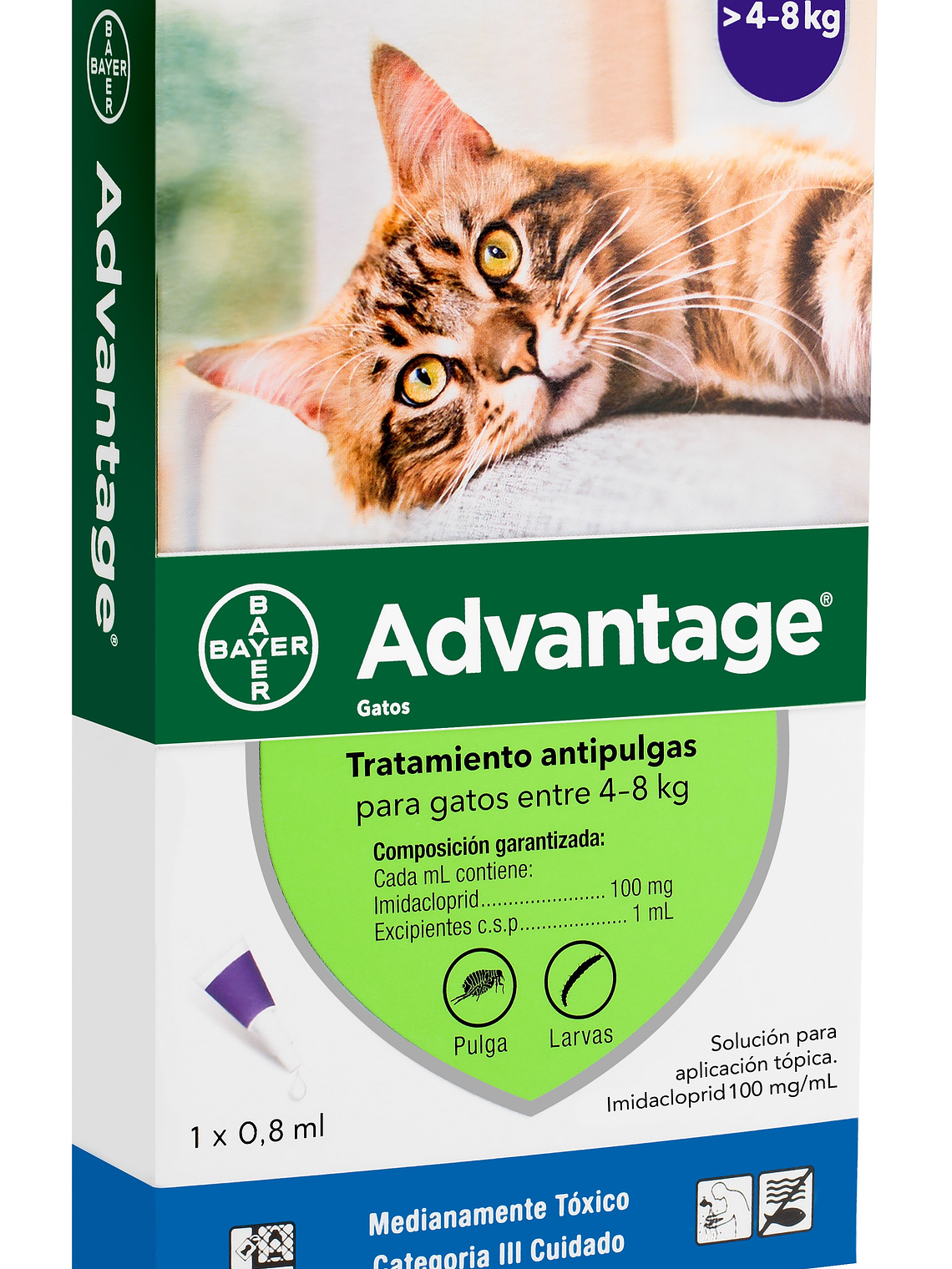 Advantage Gatos (4 - 8 kg) 1