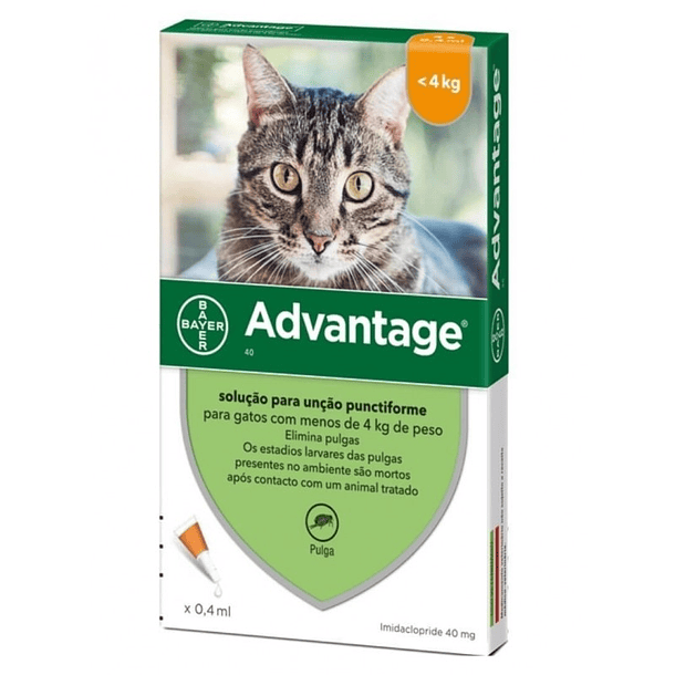  Advantage Gatos (Hasta 4 kg)