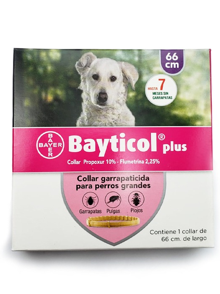 Bayticol Plus Collar Antipulgas para Perro (66cm) 1