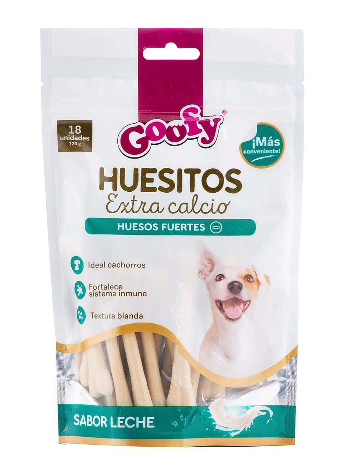 Goofy Snack Huesitos Extra Calcio 18unid 1
