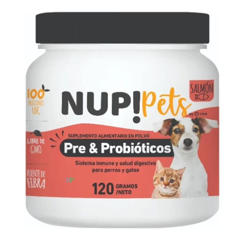 NUP! Pets Pre & Probióticos 120Grs Salmon 120Grs