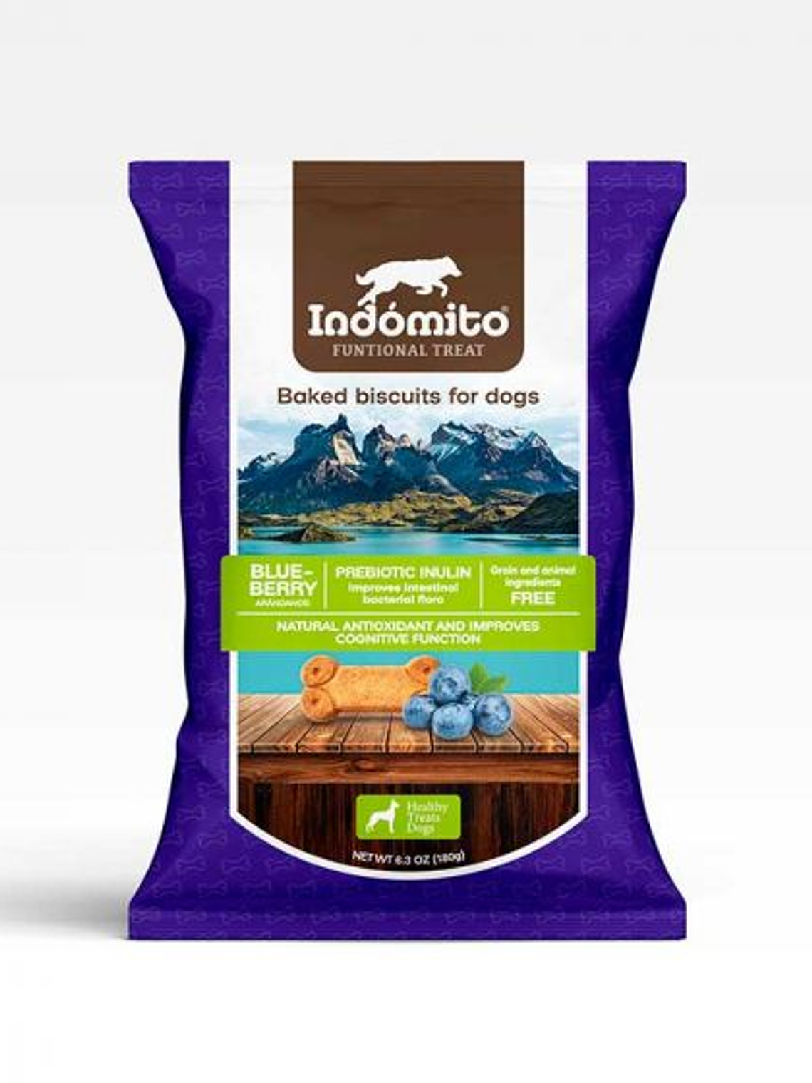 Indomito Galletas Arandanos 180Grs 1