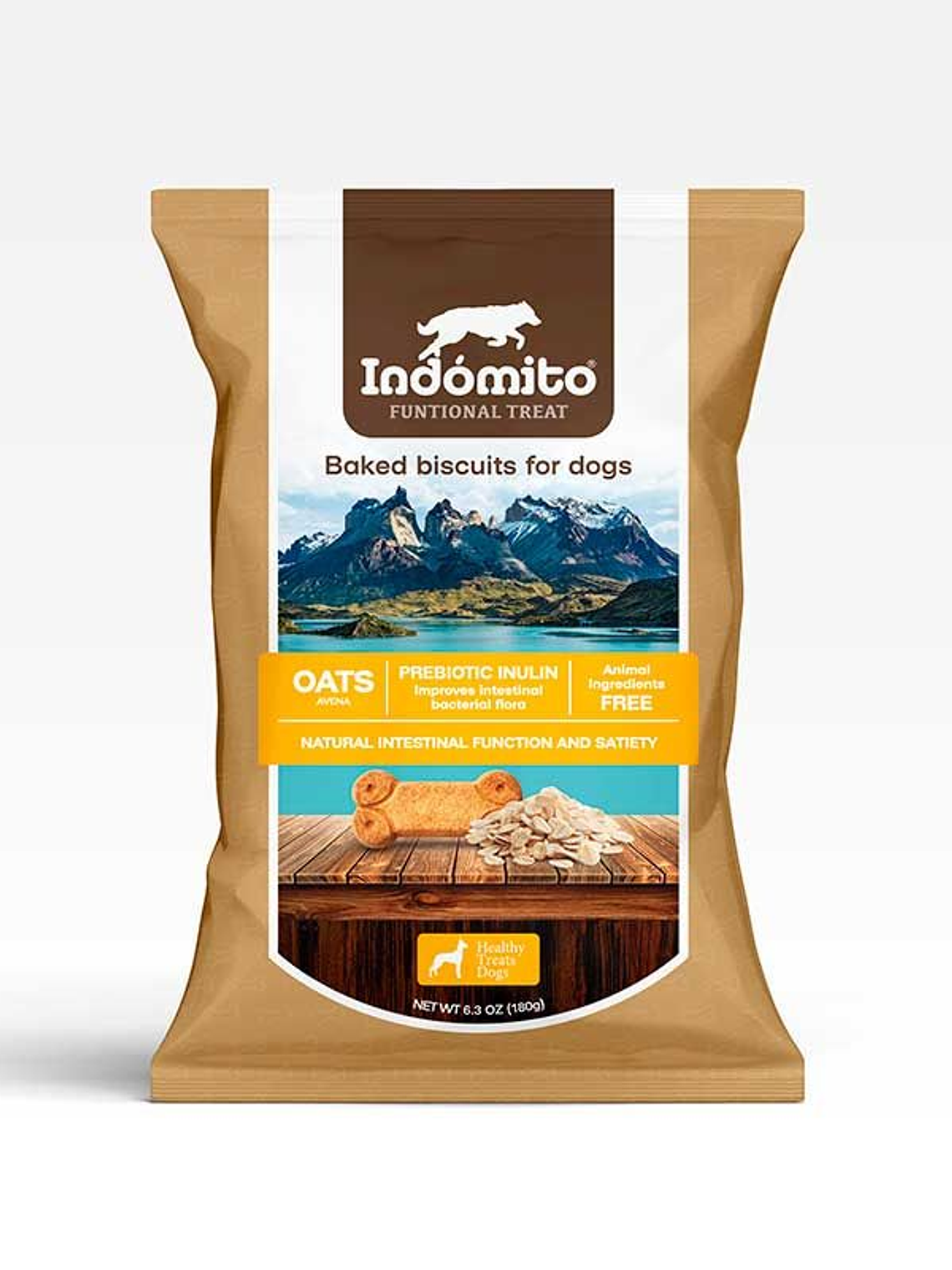 Indomito Galletas Avena 180Grs 1