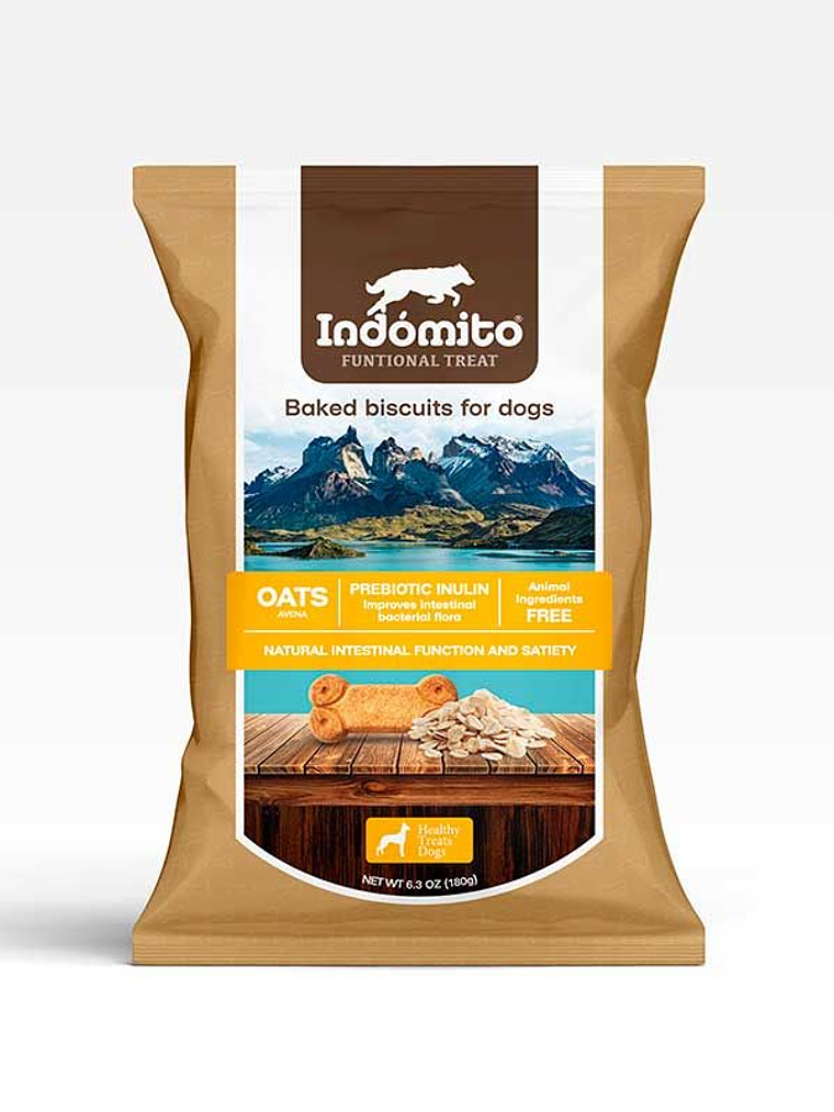 Indomito Galletas Avena 180Grs 1