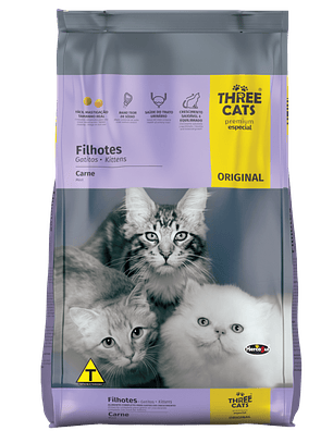 Three Cats Gatitos Carne 10,1kg 