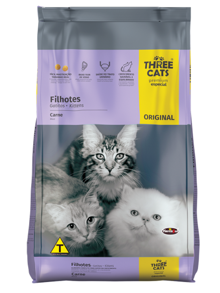 Three Cats Gatitos Carne 10,1kg  1