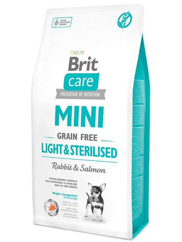 Brit Care Mini Light & Sterilised Rabbit & Salmon 2