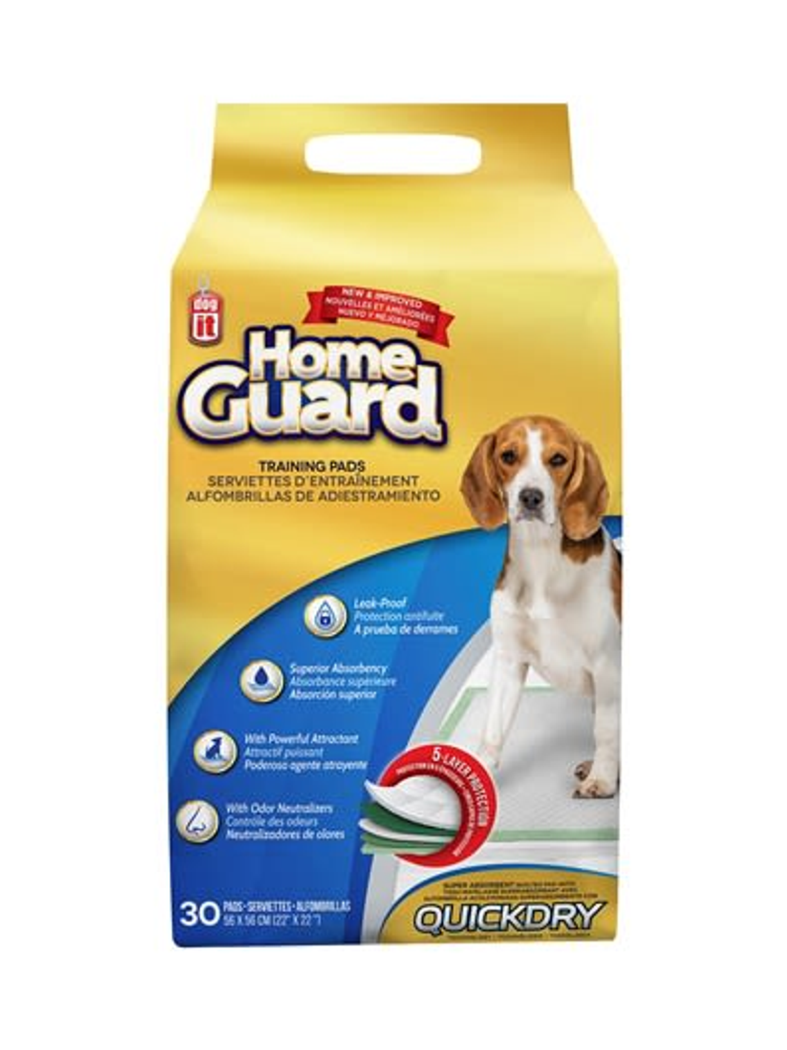 Dogit HomeGuard Sabanillas de entrenamiento M 56x56cm (30unid) 1