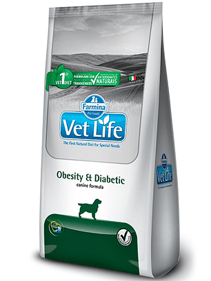 Vet Life Obesity & Diabetic Perro